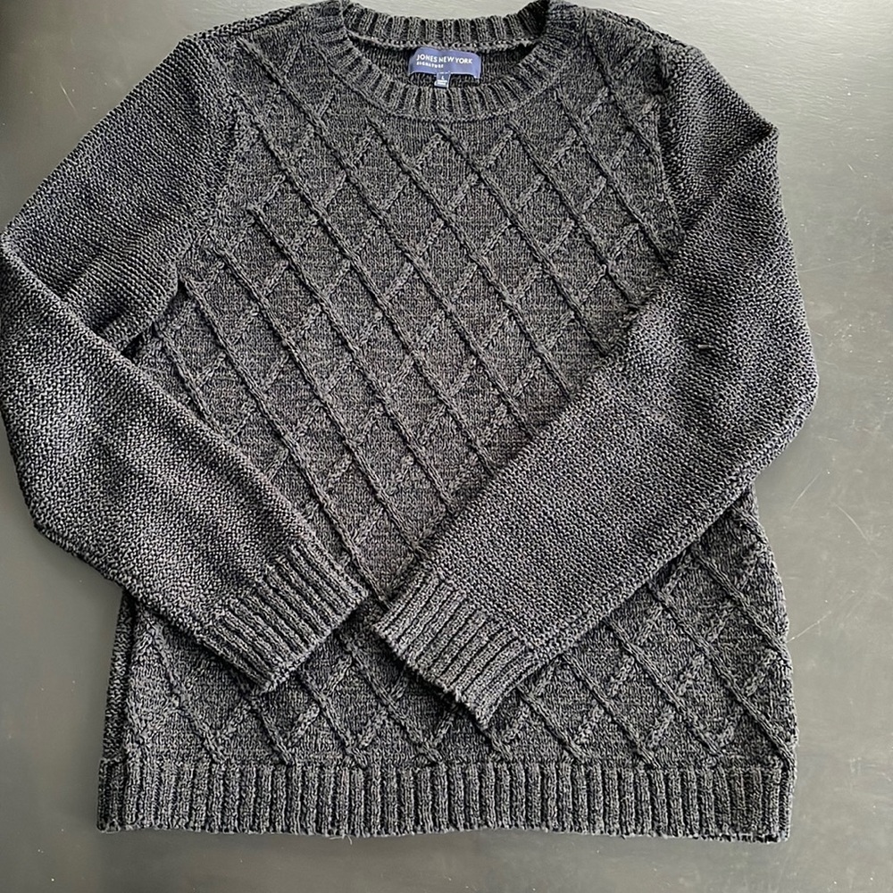 [Jones New York Signature] Black Sweater